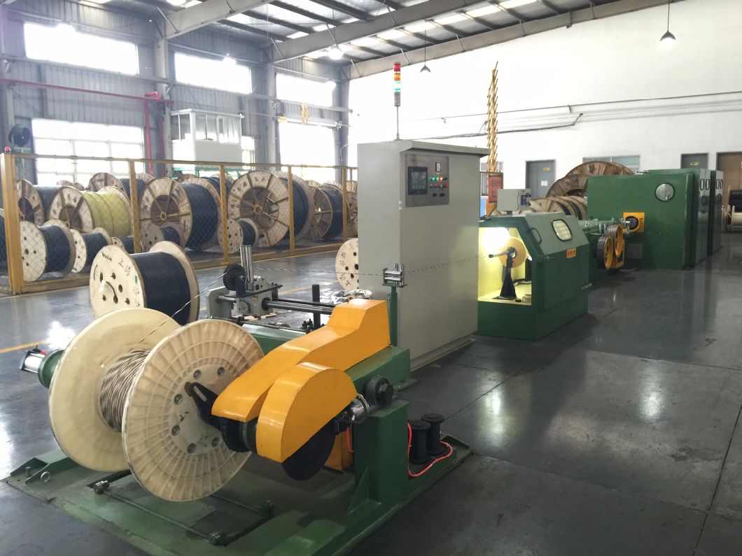 Double Twist Cable Copper Wire Winding Cutting Plastic Extrusion Extruder Bunching Buncher Coiling Twister Making Drawing Recycling Machine