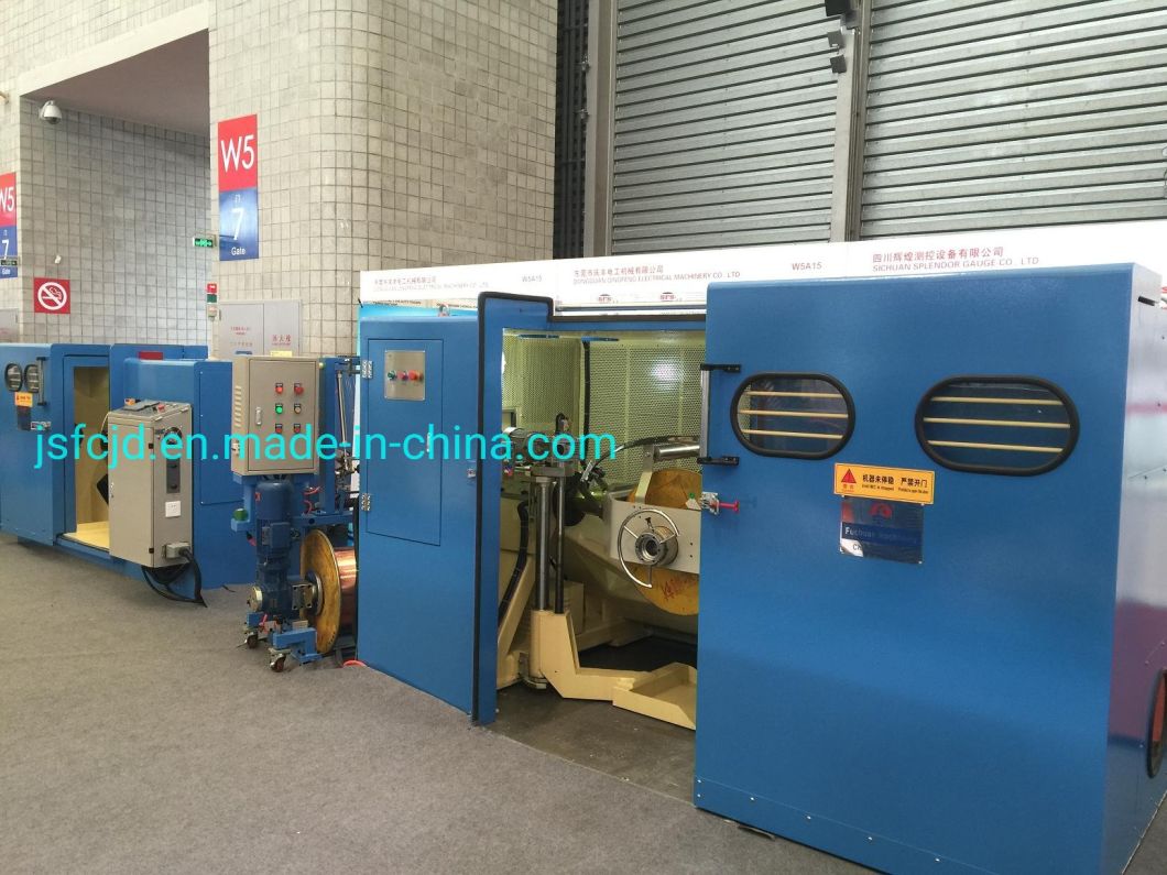 Copper Cable Wire Bunching Stranding Twisting Twister Buncher Extrusion Extruder Winding Drawing Cutting Wire Making Machine