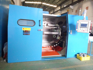 400 Tube Silver Jacketed Big Copper Wire Bunching Machine 30kw Low Noise Wire Bunching Buncher Machine Sheathing Machine Annealing and Tinning Machine