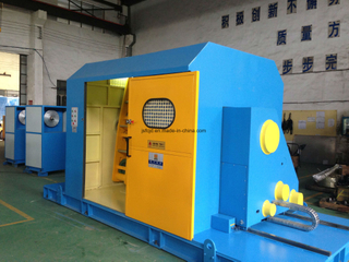 Sky Blue 3PCS Core Wire / Cable Braiding Bunching Buncher Stranding Machine with 700rpm Stable Rotation Extrusion Line Annealing Tinning Machine