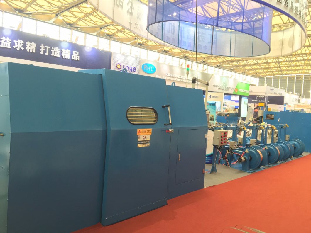 Copper Cable Wire 0.15-1.70mm, Core Wires Double Twister Winding Machinery Drawing Bunching Twisting Machine