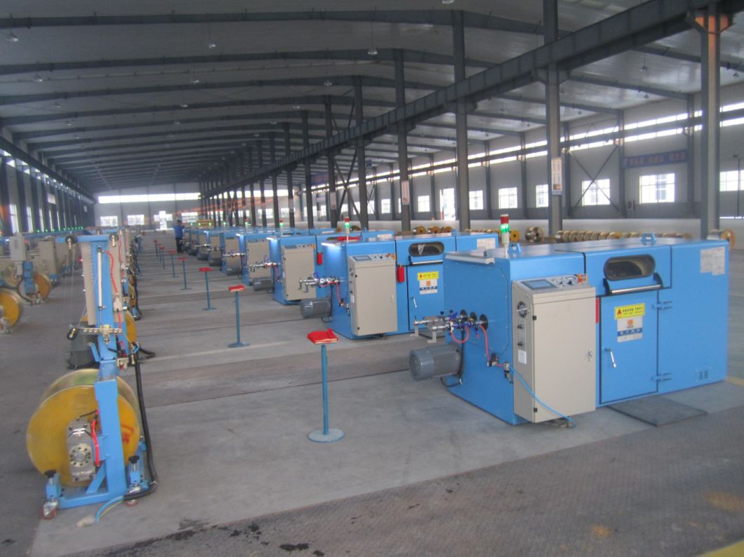 Electrical Cable Copper Core Wire0.03-2.52mm Double Twisting Winding Bunching Extrusion Drawing Making Machine