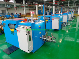 Automobile Wire, Electrical Cable Wire Copper Wire, 0.08-0.45mm Twisting Buncher Machine Bunching Winding PLC Control Pitch 630p Stranding Machine