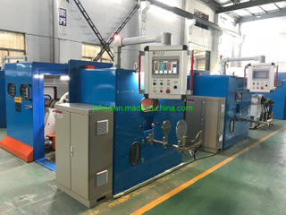 630b High Speed Buncher 0.15-1.04mm Copper Wire and Cable Double Twisting Twister Winding Extrusion Extruder Cantilever Single Twist Machine