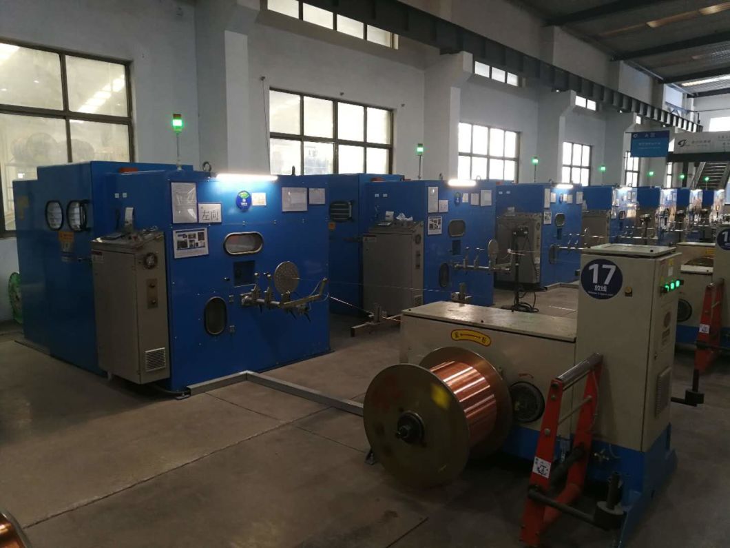 Electrical Copper Cable Wire Winding Cutting Plastic Extrusion Bunching Extruder Double Twister Buncher Machinery Machine