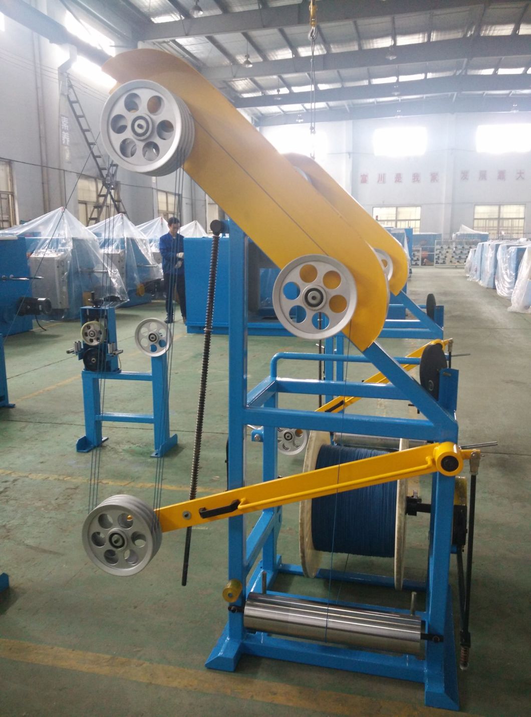 Core Cable Wire Wrapping Twisting Twister Twist Bunching Stranding Coiling Extrusion 630mm Buncher Machine