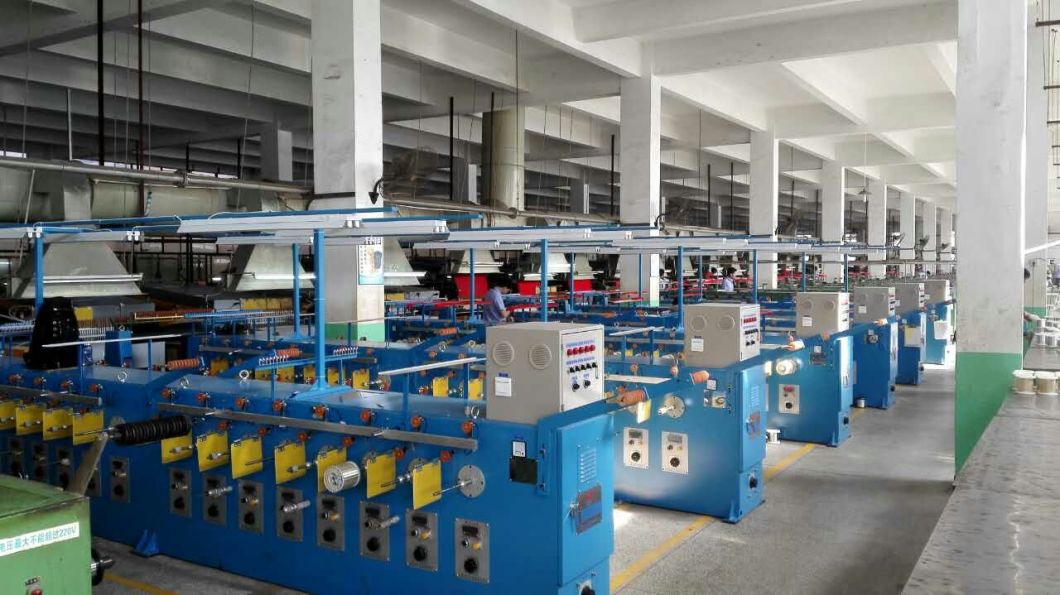 0.03-0.64mm Copper Conductor Wire Buncher Annealing Tinning Enamelling Extrusion Machine