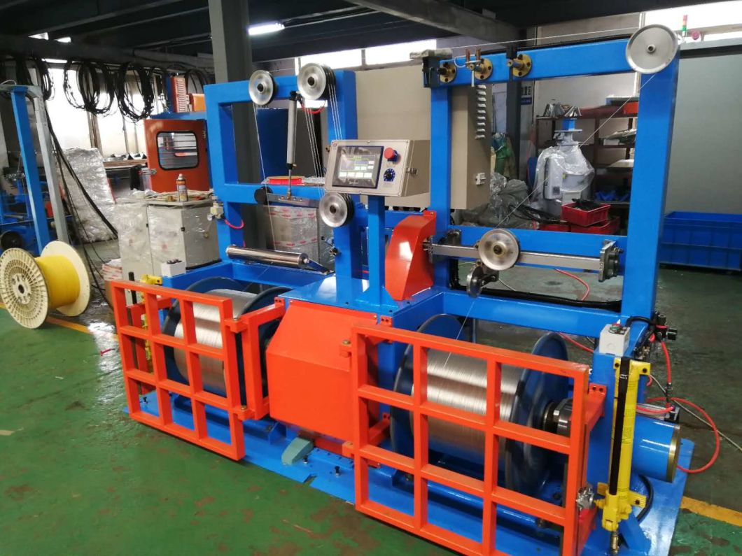 Cable Copper Wire Rewinding Winding Bunching Extrusion Extruder Buncher Drawing Coiling Making Electrical Machinery Machine