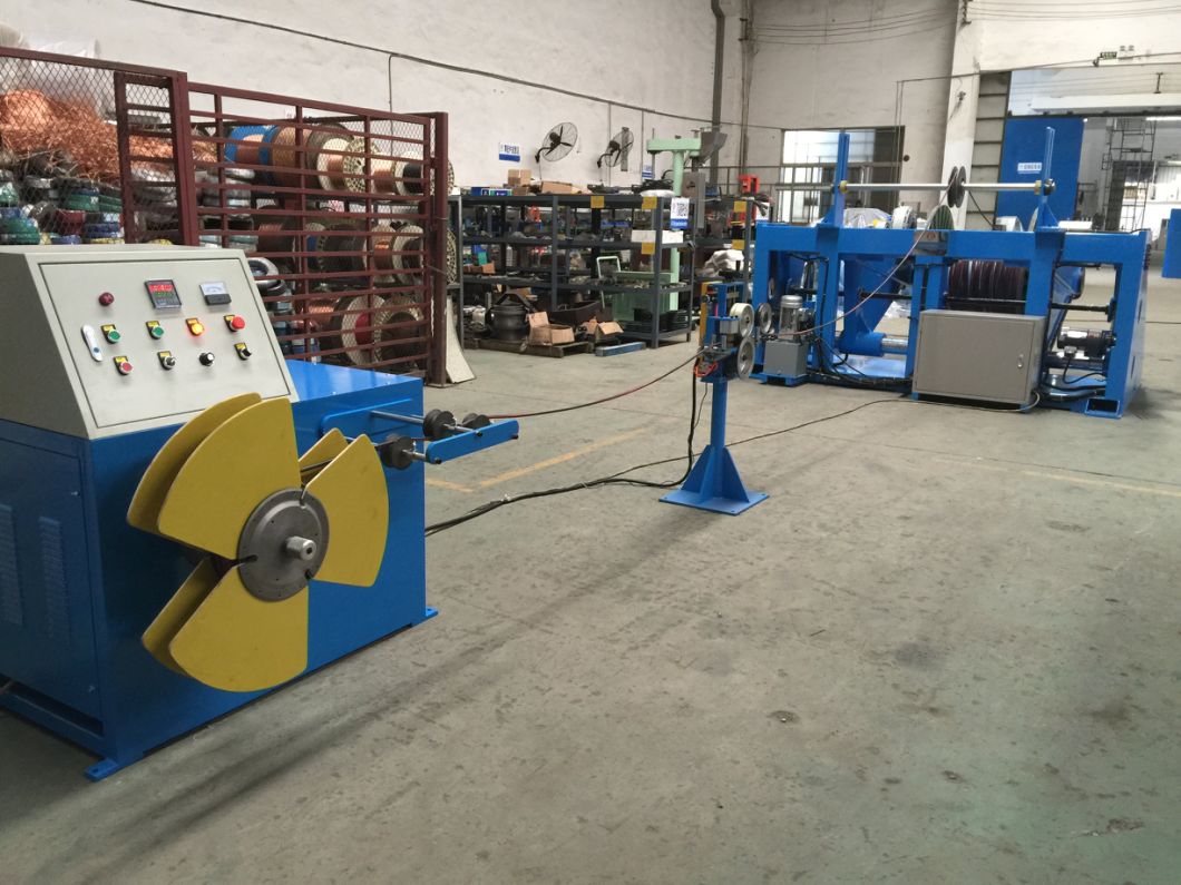 Electric Cable Copper Wire Winding Twisting Bunching Stranding Cutting Buncher Extrusion Extruder Coiling Machine
