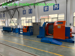 Copper Cable Plastic Wire Winding Extrusion Cutting Bunching Buncher Extruder Coiling Machine