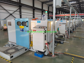 High Speed Buncher Machine for Copper Wire 0.15-1.04mm 0.35-6.0sq mm PLC Touchscreen Control Operate Bunching Machine Twisting Machine Stranding Machine