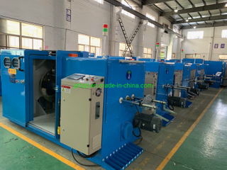 0.08-0.45mm Bare Copper Wire Core Cable Wire Twisting Buncher Bunching Machine 0.05-2.5sq mm Stranding Winding Machine 630mm Bobbin Reels Machine