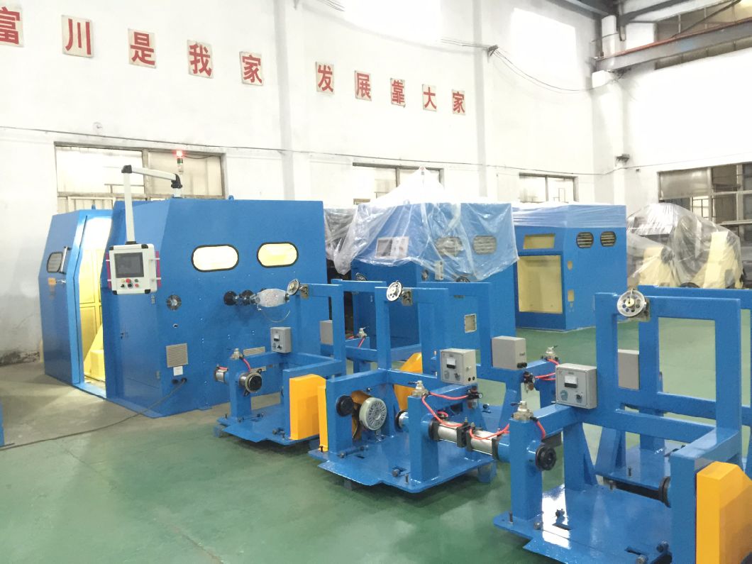 Bare Copper Core Cable Wire Twisting Bunching Stranding Annealing Winding Machine Machinery