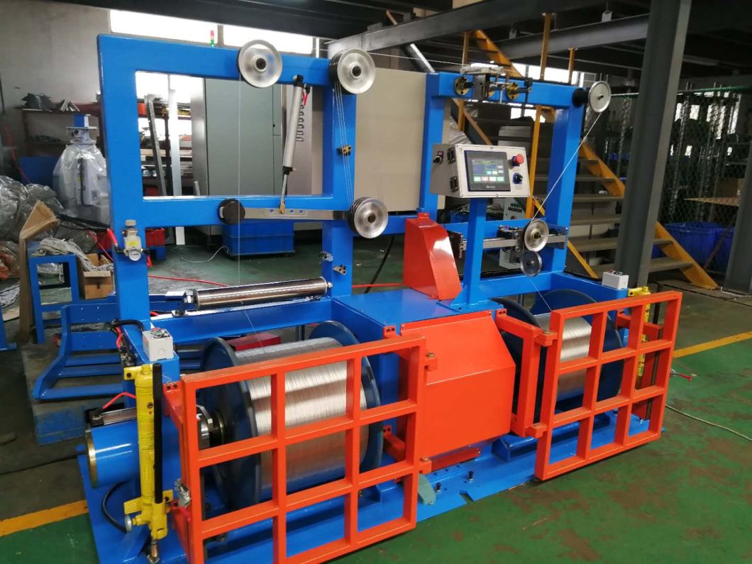Cable Copper Wire Rewinding Winding Bunching Extrusion Extruder Buncher Drawing Coiling Making Electrical Machinery Machine