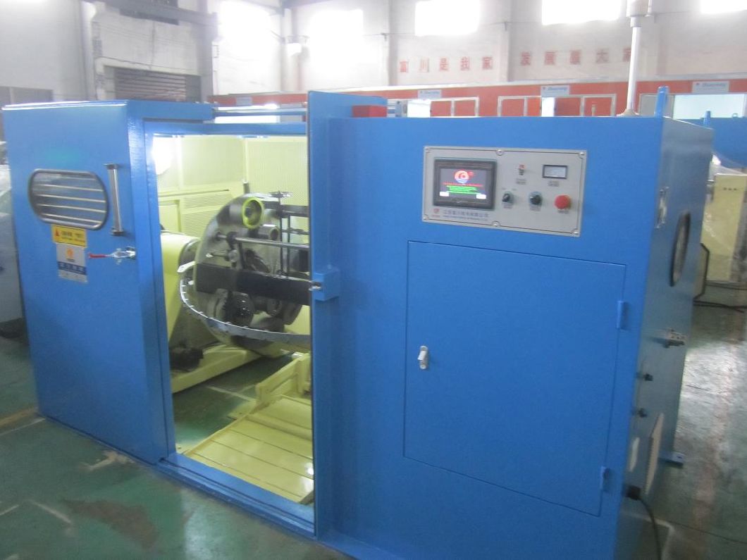 0.05-1.72mm Bare Copper Wire and Plastic Cable Wire Twisting Bunching Stranding Winding Buncher Drawing Machine