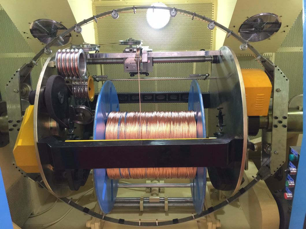 Copper Cable Wire 0.15-1.70mm, Core Wires Double Twister Winding Machinery Drawing Bunching Twisting Machine