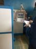 Fuchuan Sky Blue Wire Bunching Buncher Stranding Machine with Stranding Section Area 0.0014 to 0.035mm2