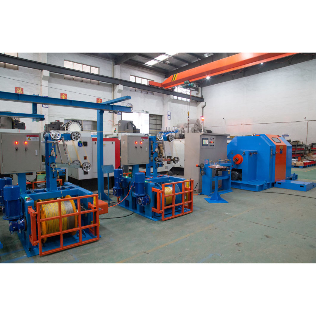 0.04-2.14mm Wire and Cable Making Cable Extruder Bunching Double Twister Buncher Machinery Machine