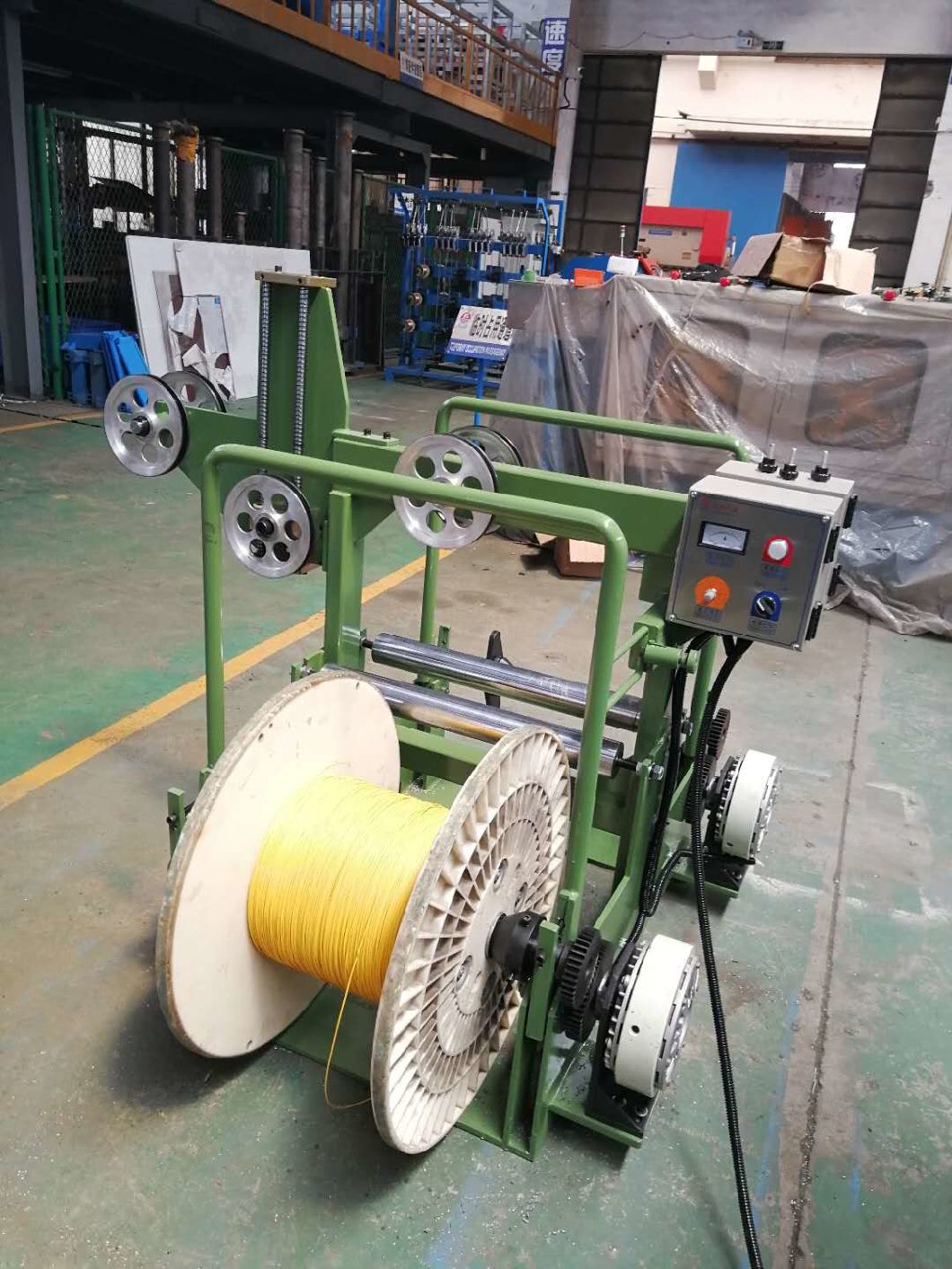 0.05-2.52mm Electrical Cable Core Copper Tinned Wire Winding Buncher Extrusion Bunching Machine