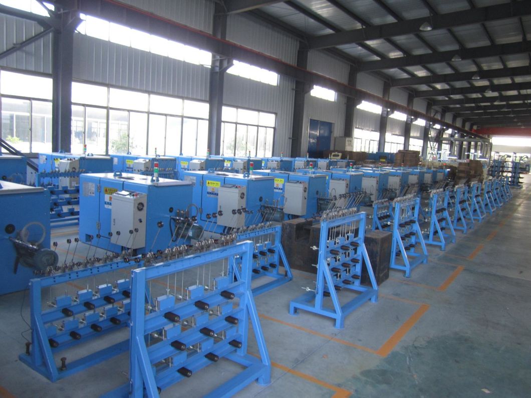 Tinned Copper Wire Bunching Stranding Twisting Winding Rewinding Twist Twister Extrusion Machine