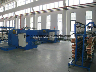 0.03-0.30mm Copper and Aluminum Wire Cable Enamelling Bunching Twister Drawing Making Stranding Machine