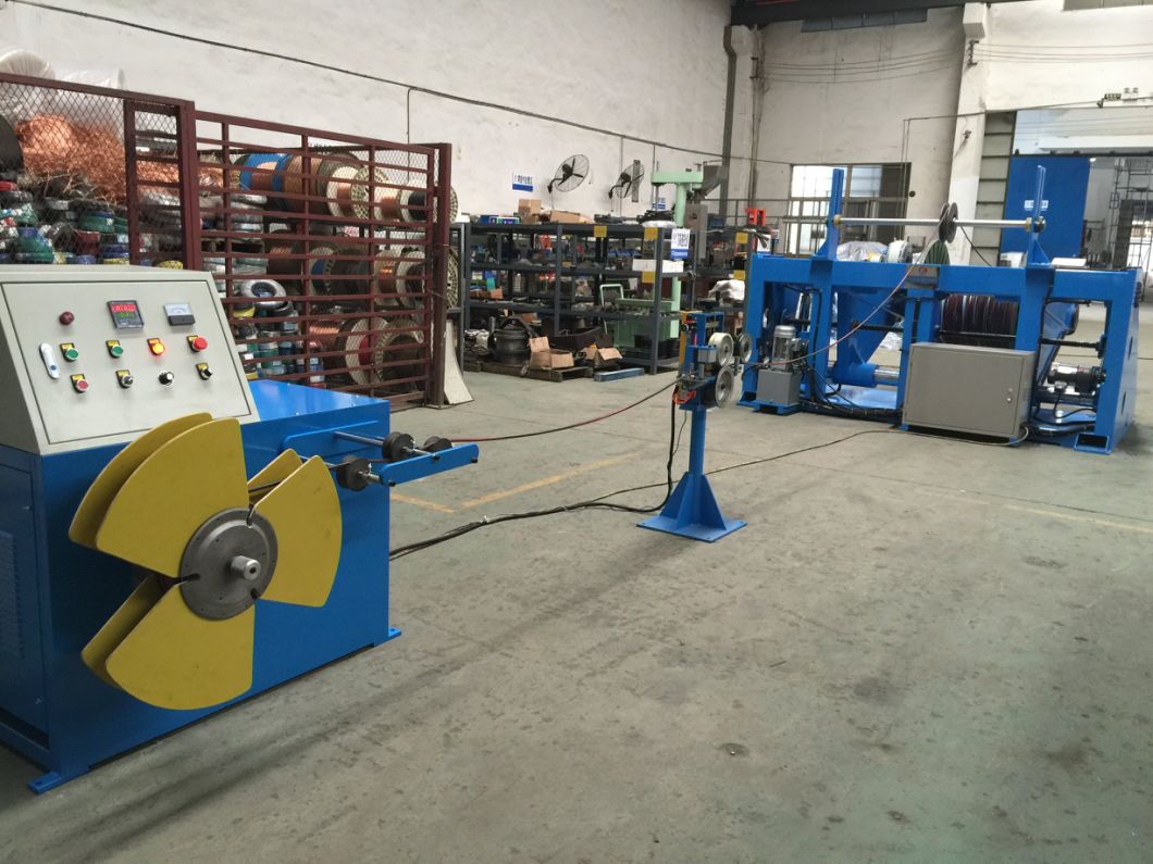 Electric Cable Copper Wire Winding Twisting Bunching Stranding Cutting Buncher Extrusion Extruder Coiling Machine