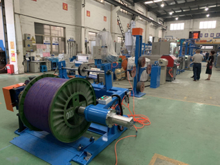 Electrical Cable Wire PVC PE PP Plastic Extruder Winding Bunching Buncher Extrusion Drawing Machine