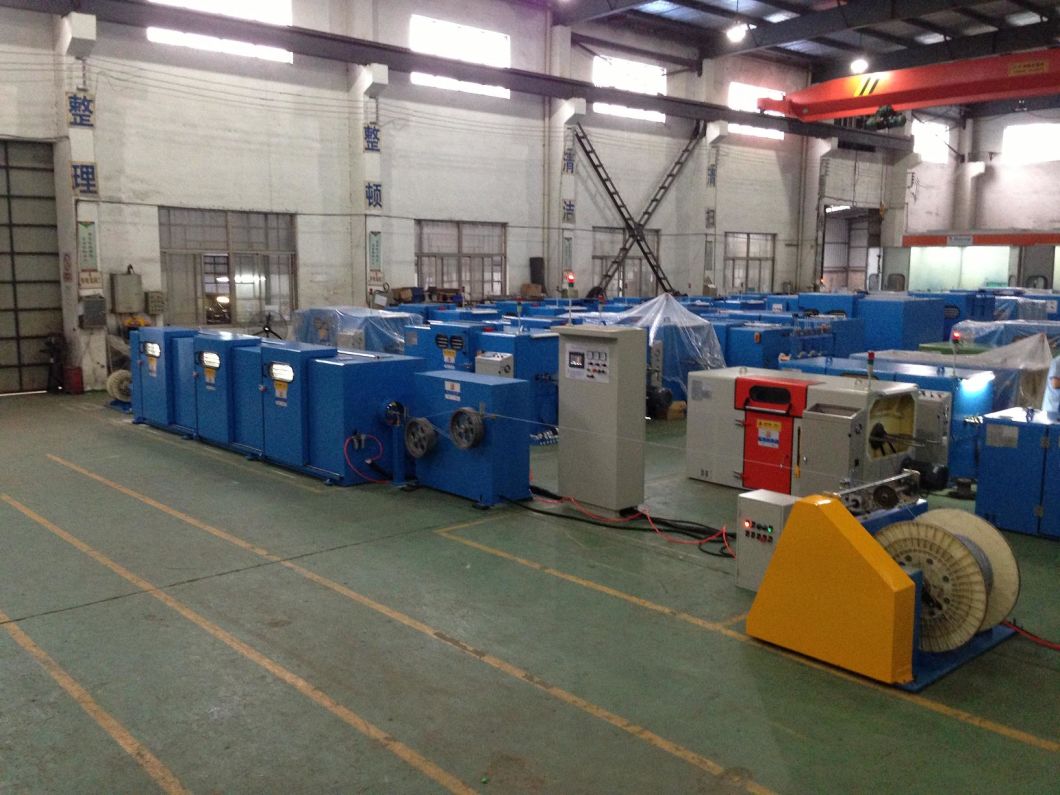 Cable Copper Wire Plastic Wire Making Twist Winding Extruder Extrusion Bunching Buncher Drawing Annealing Tinning Coiling Price Single Double Twister Machine