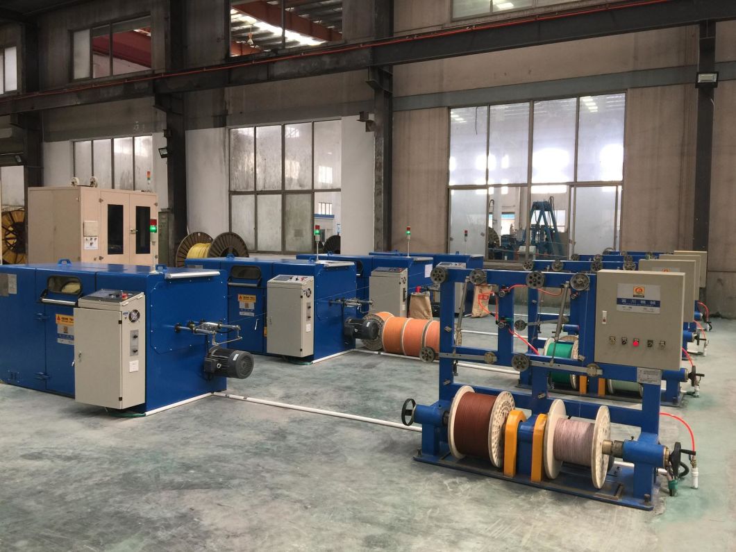 0.08-0.45mm Bare Copper Wire Insulated Core Cable Wire Twisting Bunching Stranding Machine