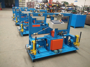 Cable Wire Double Shaft Active Pay off Extrusion Bunching Buncher Extruder Winding Machine