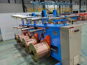 0.03-2.52mm Copper Wire Making Twisting Bunching Twisting Stranding Machine