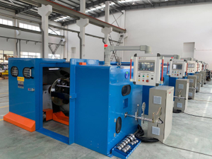 0.08-0.45mm Copper Wire Winding Making Machine Bunching Stranding Machine for 630p PLC Pitch Machine