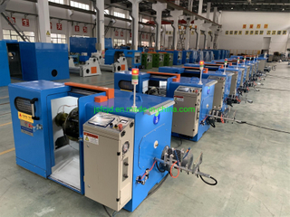 Bare Copper Wire 0.03-0.32mm, Tinned Wires, Alloy Aluminium Wires Double Twist Winding Twisting Buncher Bunching Machine Extrusion PVC Coated Machine