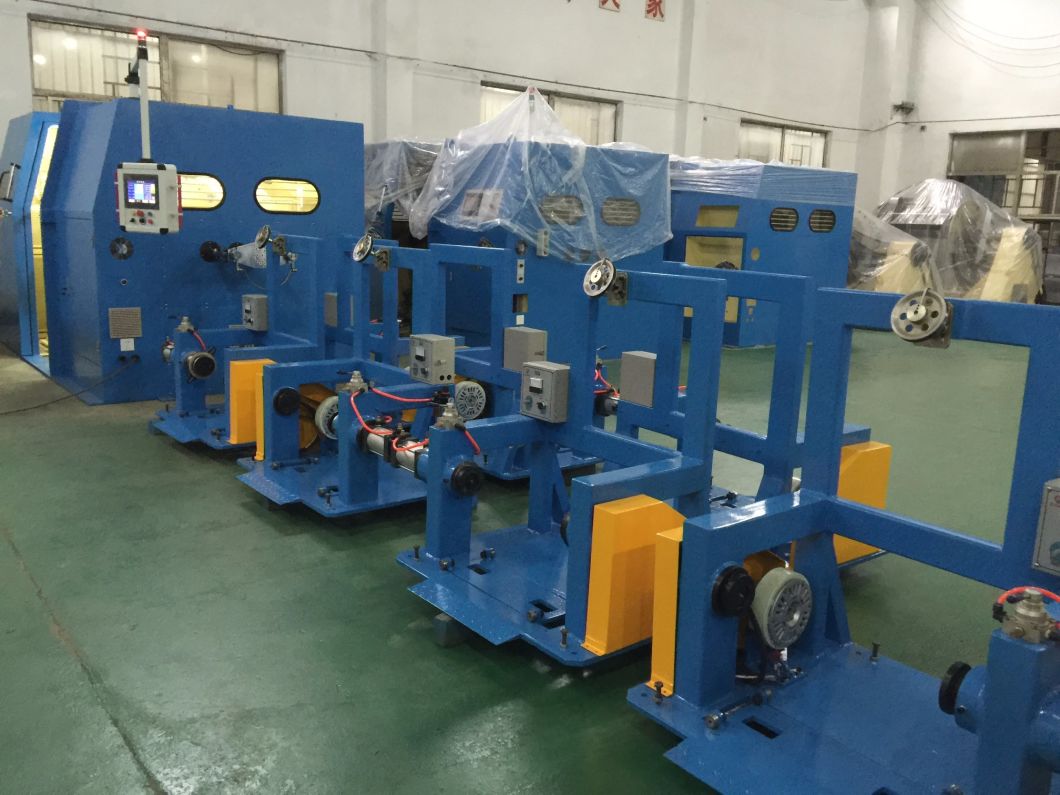 Bare Copper Core Cable Wire Twisting Bunching Stranding Annealing Winding Machine Machinery