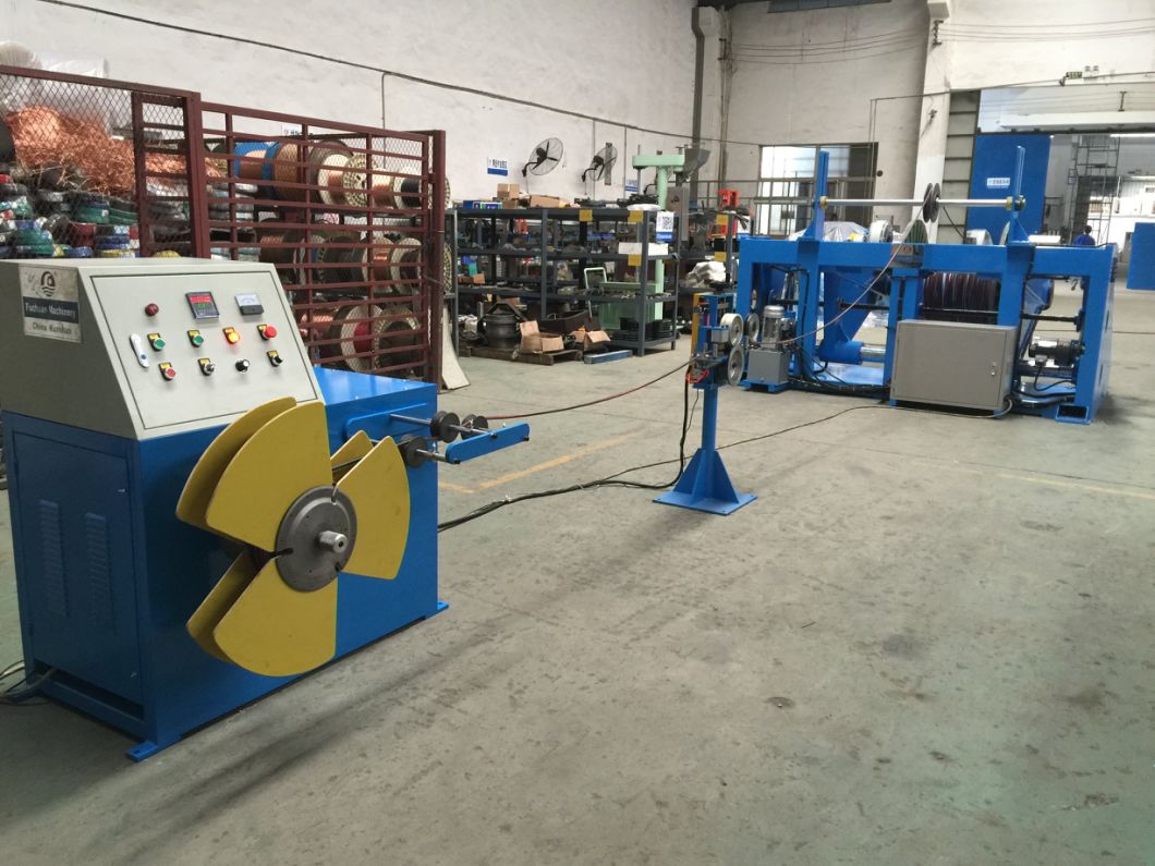 Electric Cable Copper Wire Winding Twisting Bunching Stranding Cutting Buncher Extrusion Extruder Coiling Machine