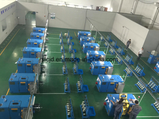 Ultra Fine Bare Copper Cable Wire Twisting Extrusion Winding Coiling Bunching Machine