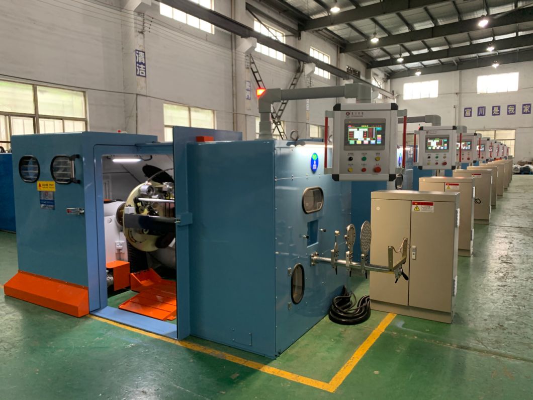0.03-0.64mm Copper Cable Wire High Speed Bunching Buncher Winding Stranding Twisting Cable Machine