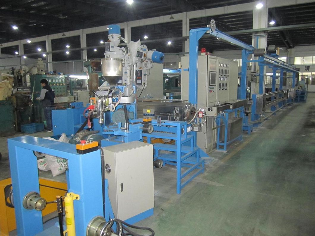 0.5-12.0mm Cable Copper Insulated Wire Extrusion Coiling Winding Extruder Making Machine Machinery