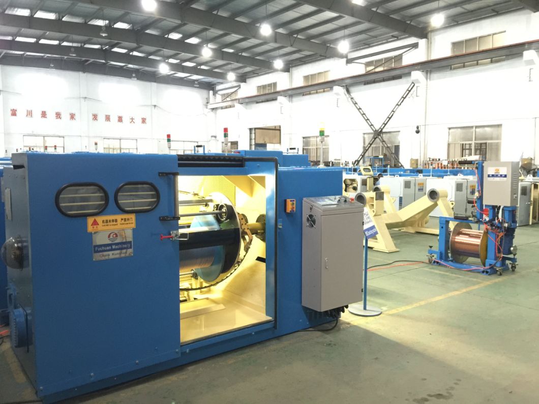 Cable Copper Wire 0.05-2.52mm Annealing Tinning Winding Buncher Drawing Bunching Stranding Making Machine