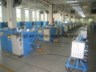 Core Cable Wire Wrapping Packing Plastic Cable Cutting Winding Bunching Buncher Extrusion Extruder Drawing Coiling Making Machine