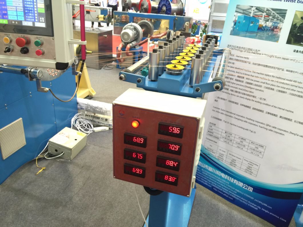 Copper Cable Wire 0.15-1.70mm, Core Wires Double Twister Winding Machinery Drawing Bunching Twisting Machine