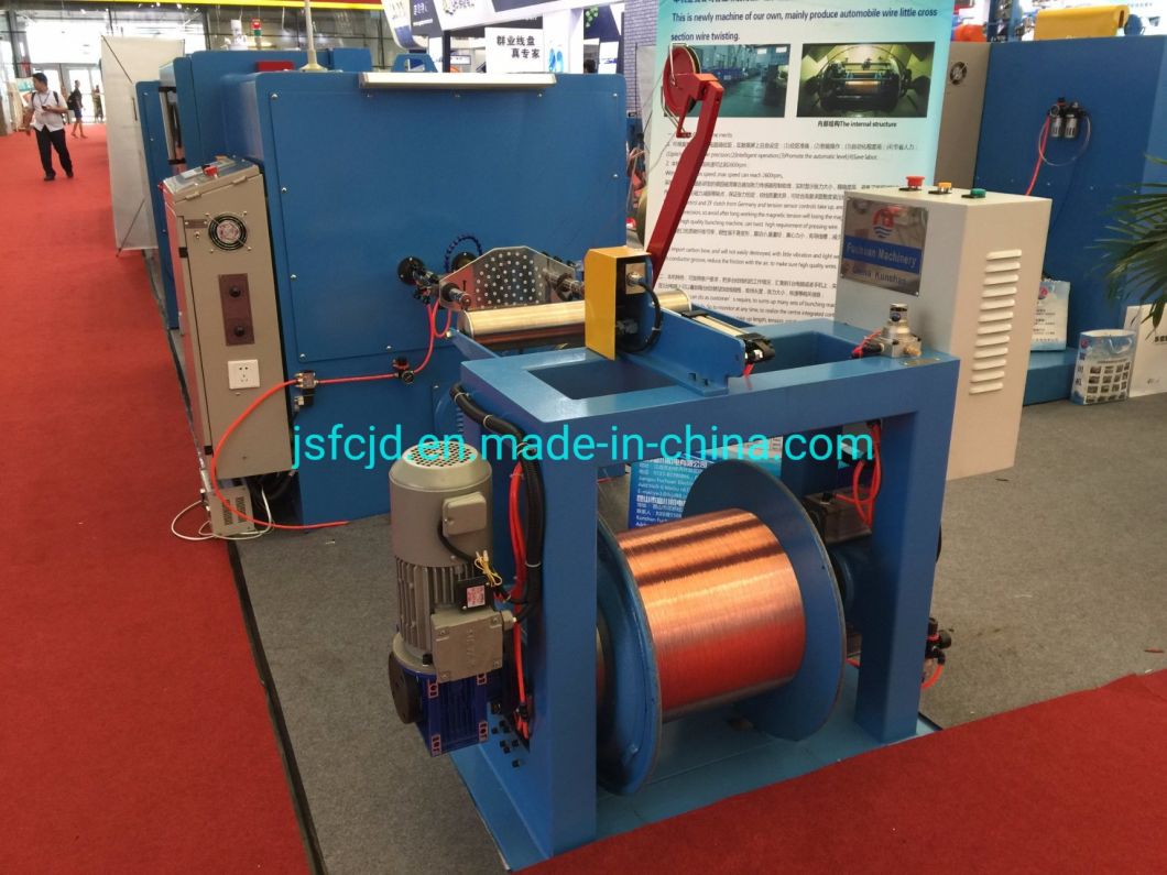 Cable Copper Wire 0.03-2.52mm Making Bunching Twisting Stranding Winding Bunching Twister Enamelling Machine