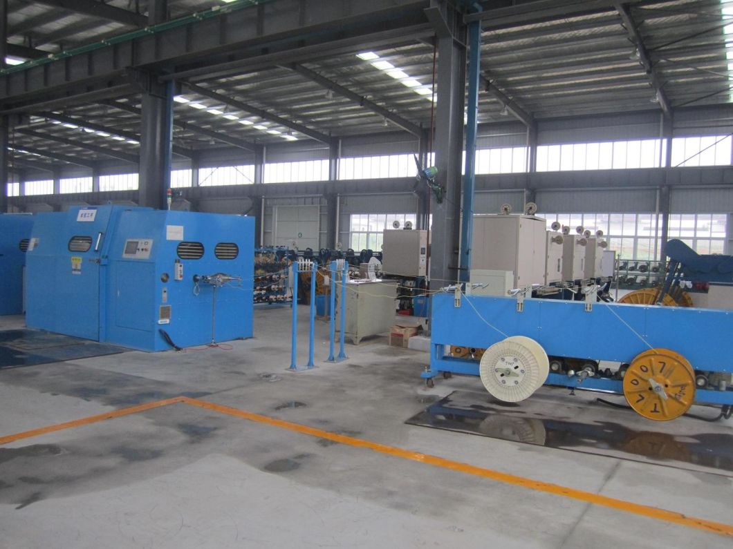 Fuchuan High Quality High Speed Bunching Buncher Extrusion Extruder Drawing Cable Wire Making Machine