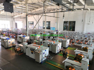 PLC Pitch Conductor Copper Wire 0.03-2.52mm 630p Buncher Bunching Machine 3000rpm Double Twisting Twister Machinery