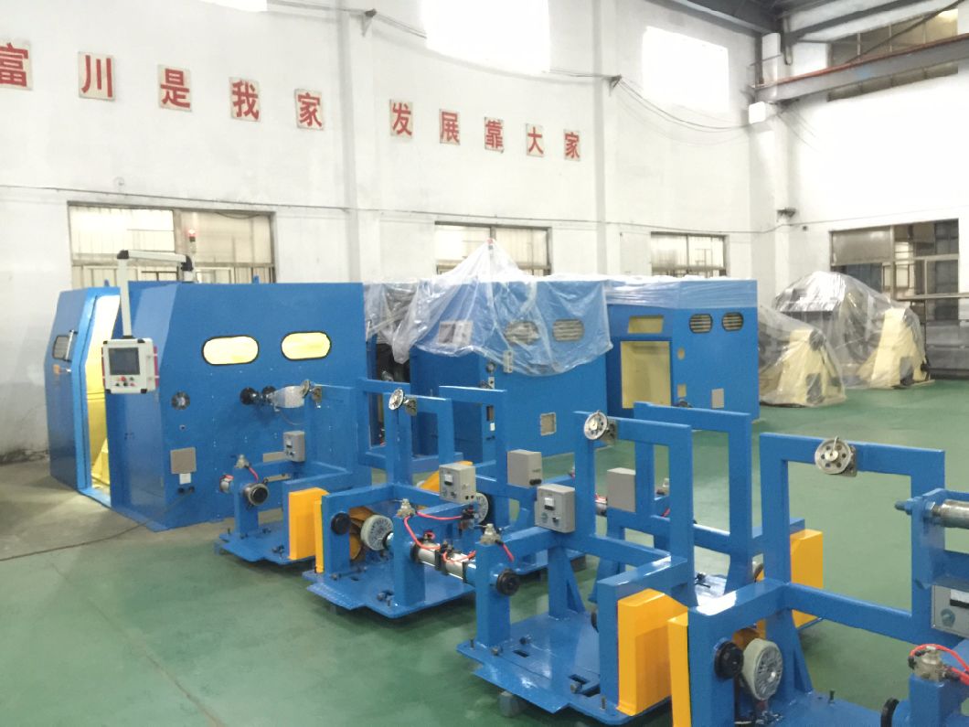 Bare Copper Core Cable Wire Twisting Bunching Stranding Annealing Winding Machine Machinery