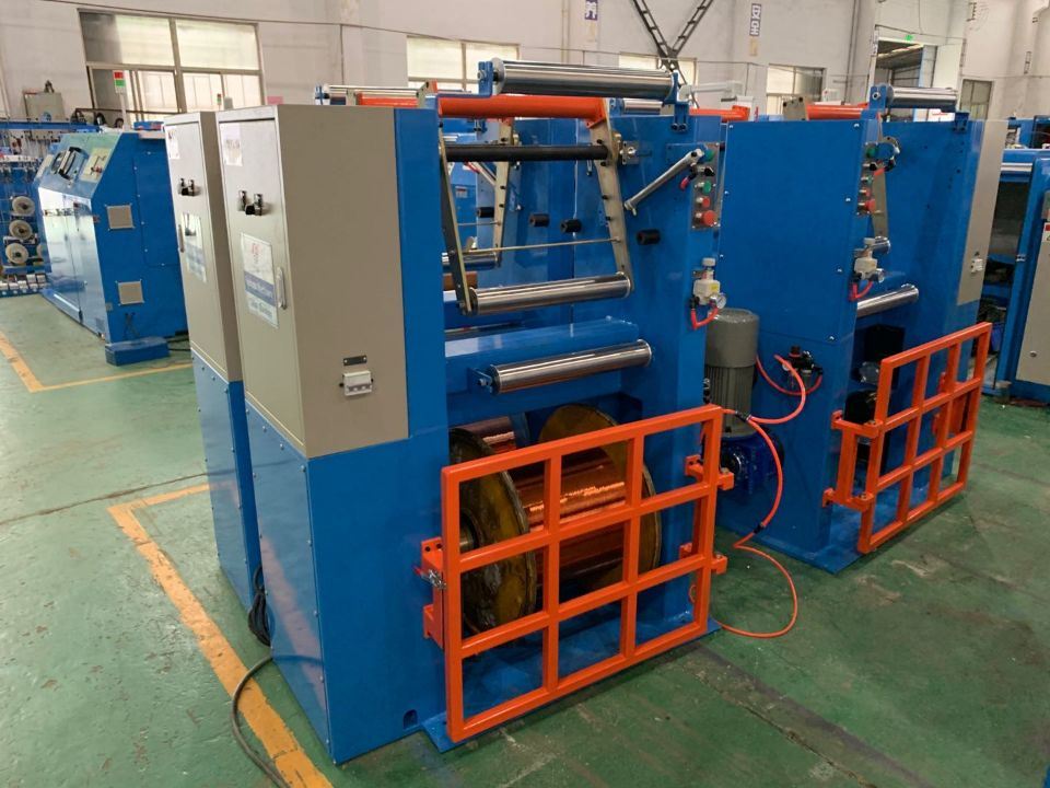 0.03-0.64mm Electrical Cable Wire Twist Winding Coiling Extrusion Drawing Bunching Machine