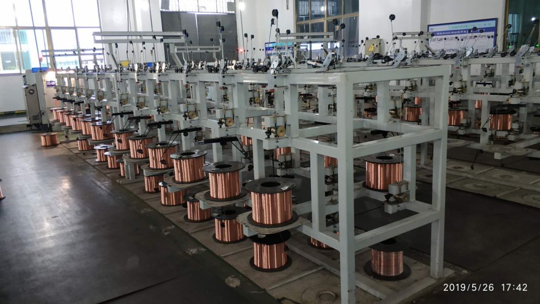 0.05-2.14mm Core Cable Copper Wire Conductor Enamelling Twisting Buncher Machine