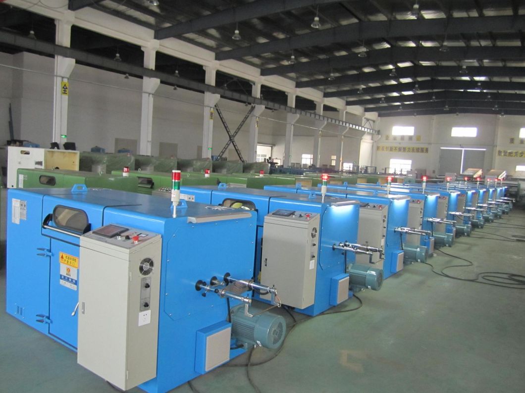 0.03-1.64mm Electrical Copper Cable Wire Bunching Buncher Twisting Stranding Winding Annealing Tinning Double Twister Copper Machinery Machine